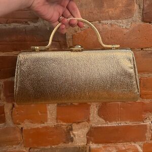Vintage Gold Clutch Purse